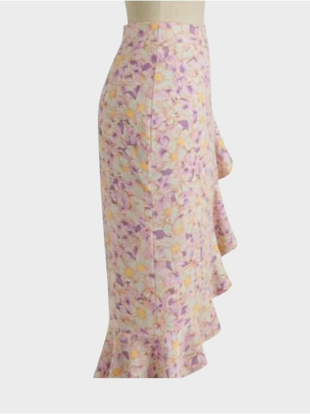 Anthropologie Skye Ruffled Faux Wrap Skirt XS (US 0/2) - Picture 5 of 9